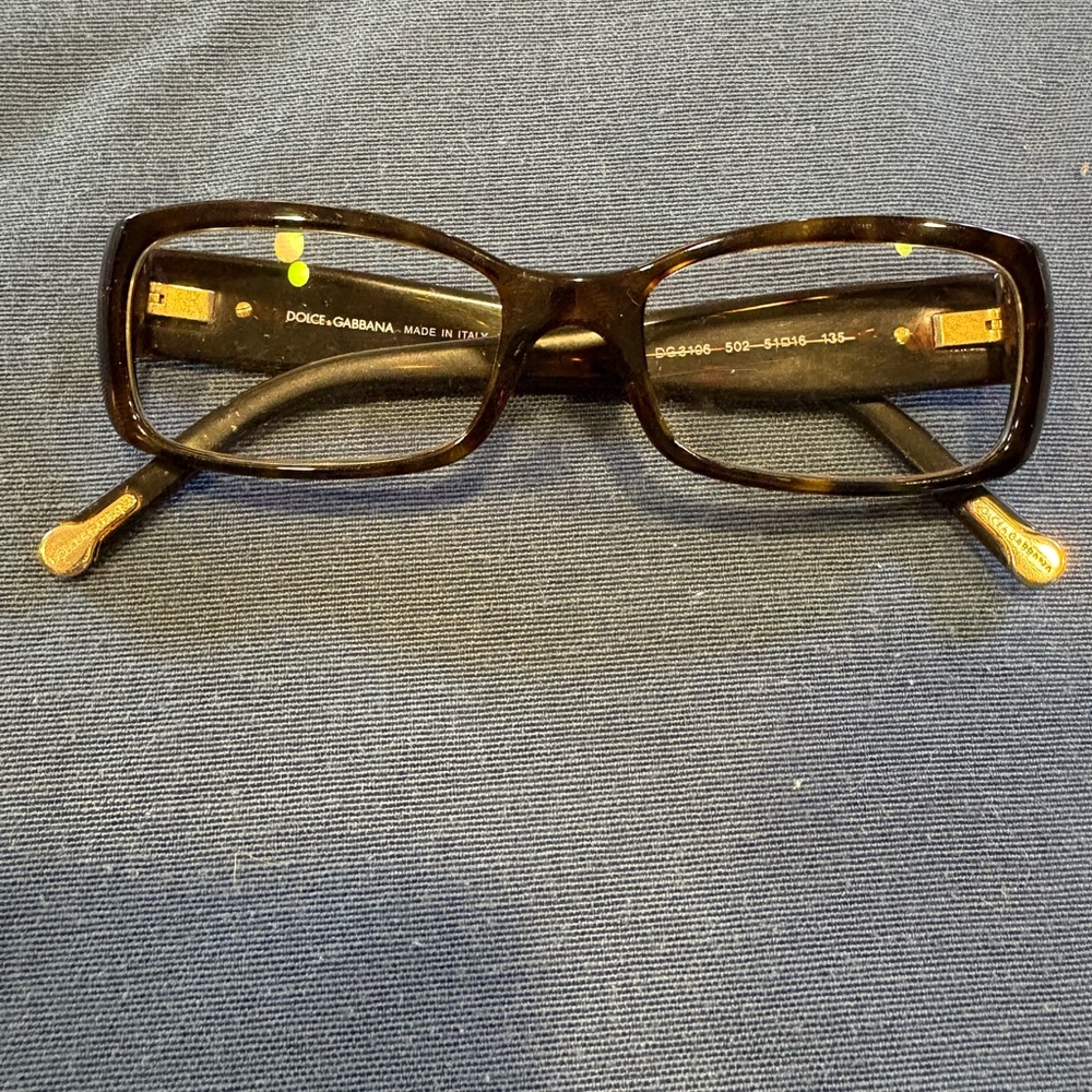 Dolce & Gabbana Brown Tortoise Glasses